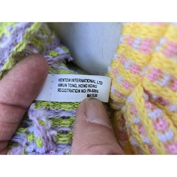 Henton International LTD Kwun Tong Hong Kong Girl Plush Bunny Home Décor Stuffed - Picture 11 of 12